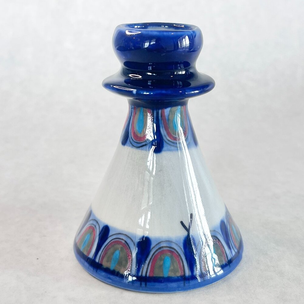 Vintage Handmade Guatemalan Pottery Candleholder